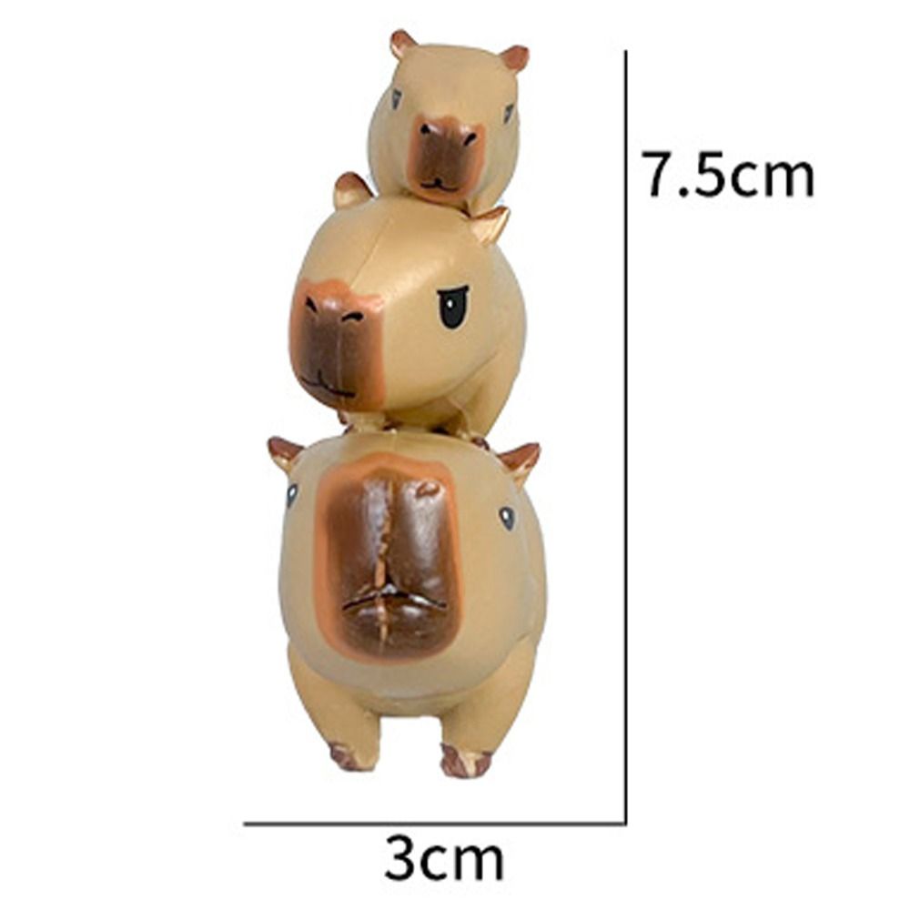 Катающаяся птица Симуляция Капибара Модель Катающиеся крокодилы Капибара Животные Фигурки Скульптура