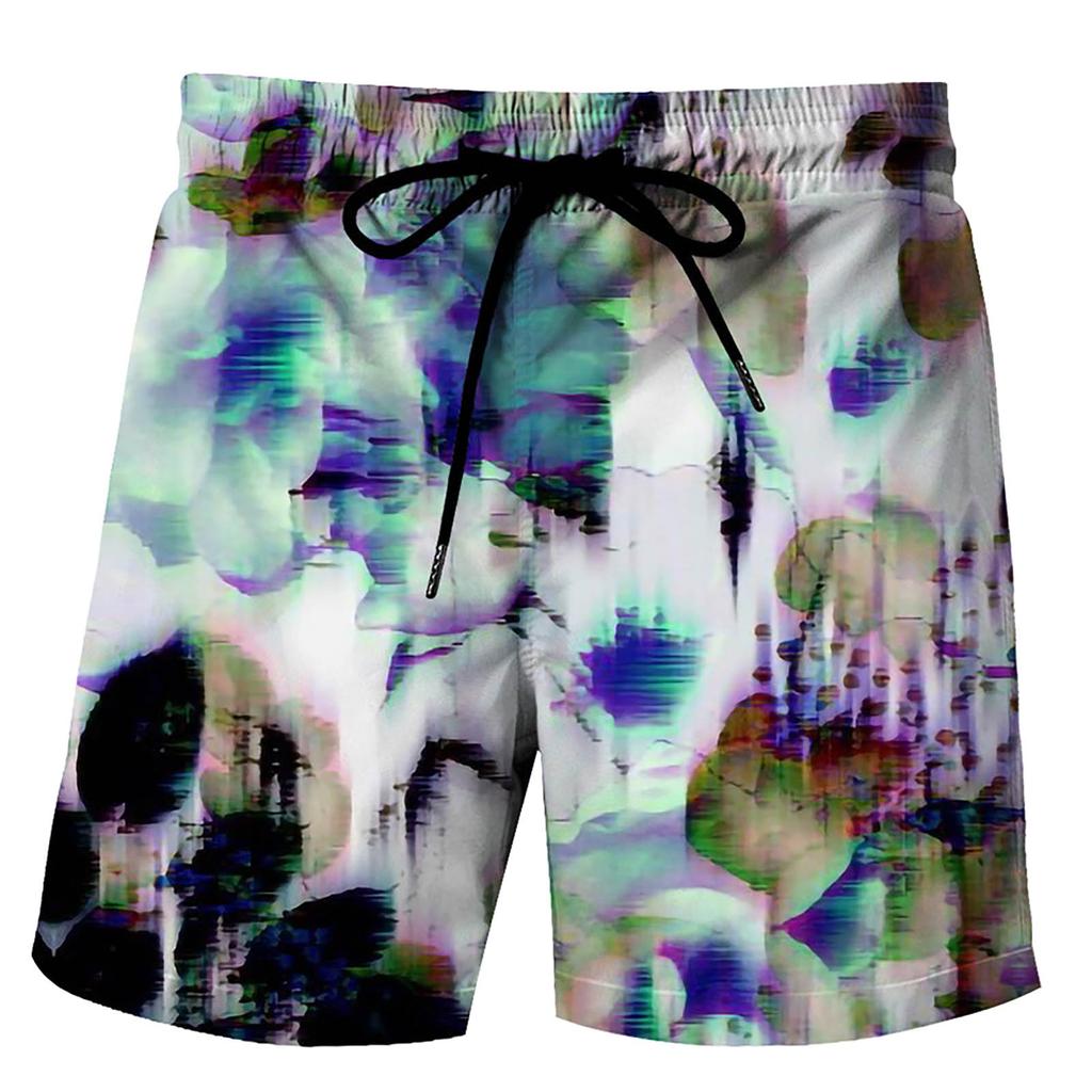 Мужские повседневные пляжные шорты Пляжные шорты с принтом флага