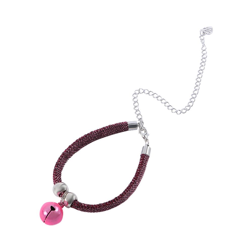 Модный ошейник-ожерелье с колокольчиком для питомца, нейлоновая ткань, аксессуар для котенка, ошейник для кошек с удлинительной цепочкой, украшение для кошек, щенков, товар