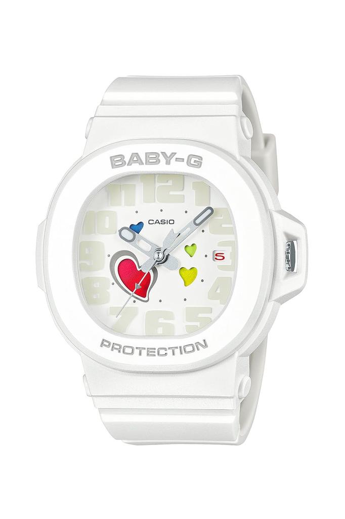 CASIO BABY-G - Наручные часы - BGA-10-7AJF - Часы СЕРИЯ HEARTS Белый ИГРИВЫЕ Женские - Белый, Женские