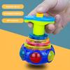 Luminous Top Interactive Football Heart Shape Spinning Top Battery-operated Musical Spinning Toy for Kids