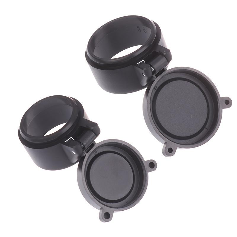 Rifle Scope Lens Cover Spring Up Quick Flip Openning Lens Dustproof Cover Telescope Cap For 30-64Mm Caliber Hunting Riflescopes