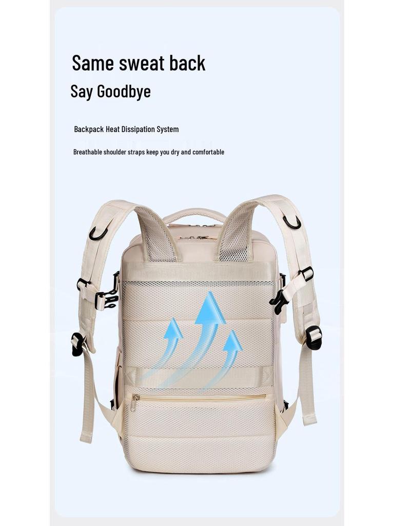 Мужской рюкзак большой вместимости для деловых поездок с отделением для обуви