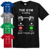 The Gym Is Calling T-Shirt Top Motivation Bodybuilding Yoga Running Exercise Tee