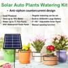 Solar-Powered Automatic Balcony Irrigation Kit for Potted Plants with Anti-Siphon System