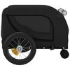 Bicycle Trailer for Dogs Black Oxford Fabric and Iron