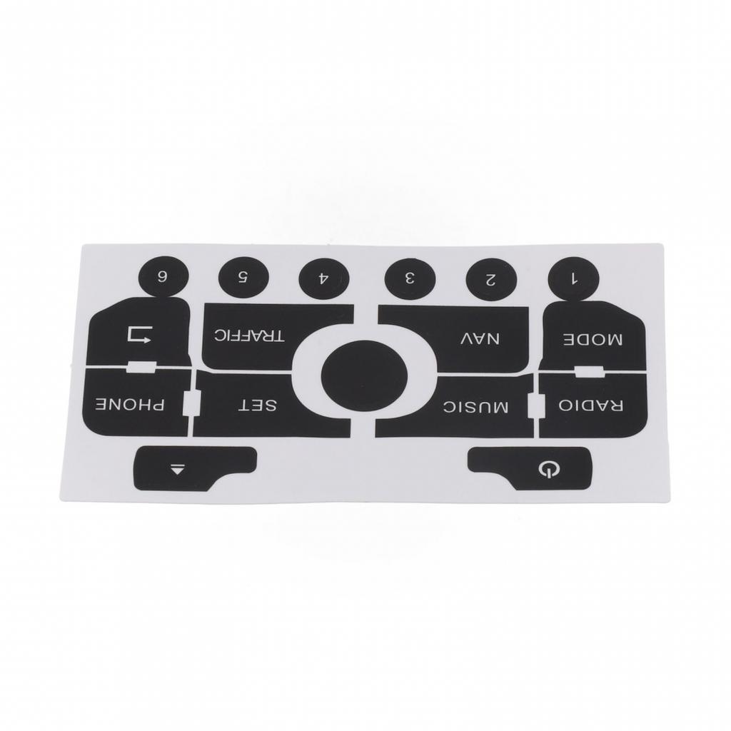 Set of Stickers To Repair the Buttons On Your for 308 for 3008 Nav Radio