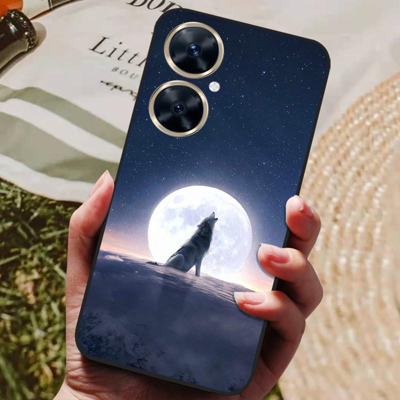 For Funda Huawei Nova 11i Case Soft Silicone Wolf Back Cover Phone Cases for Huawei Nova 11i MAO-LX9 Case Nova11i 11 i Coque