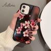 Чехол для телефона с цветком сливы для iPhone 11 12 13 14 Pro Max mini X XR XS SE 2020 6S 7 8 Plus Samsung Galaxy S21 S22 Крышка-накладка