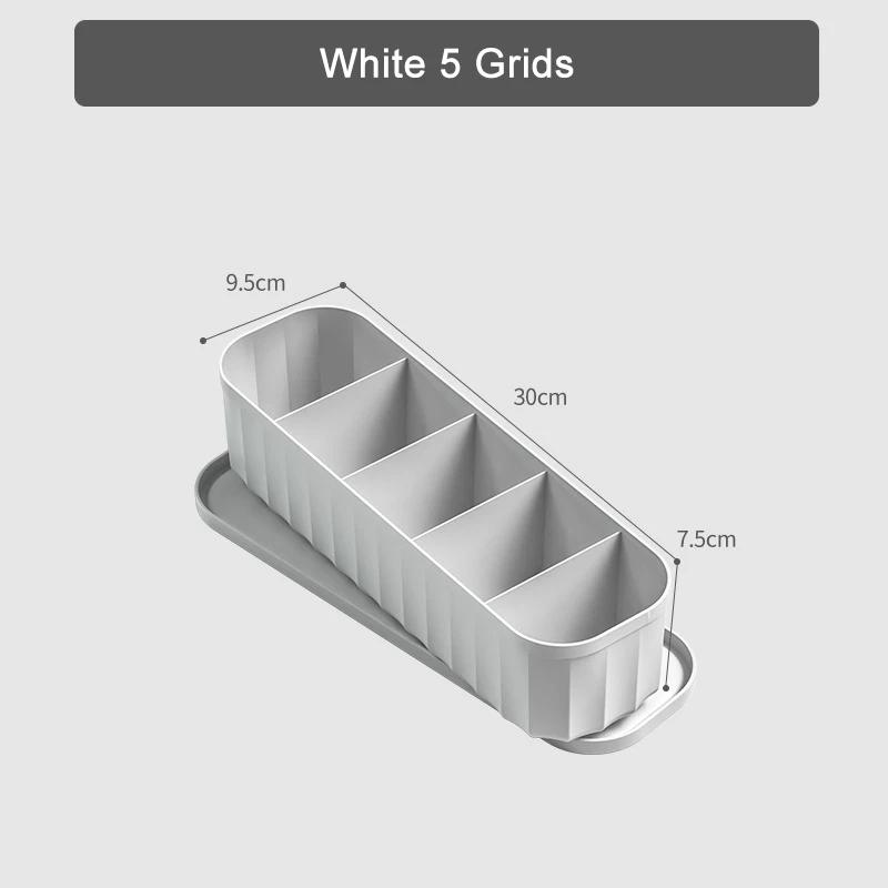 New 1PC Underwear Storage Box Home Compartment Bra Underwear Socks Three-in-one Organizer Artifact Drawer Box