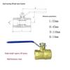 Ningbo Copper Ball Valve: 216/218 Tap, Double Female Threaded, Full Copper Switch.