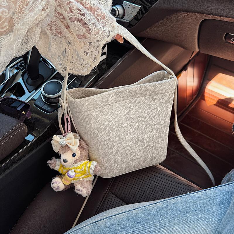 Сумка-ведро 2025 лето новая сумка конфетного цвета универсальная повседневная сумка-мессенджер модная универсальная наплечная сумка