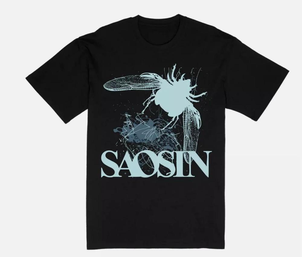 Saosin группа черная унисекс хлопковая футболка все размеры