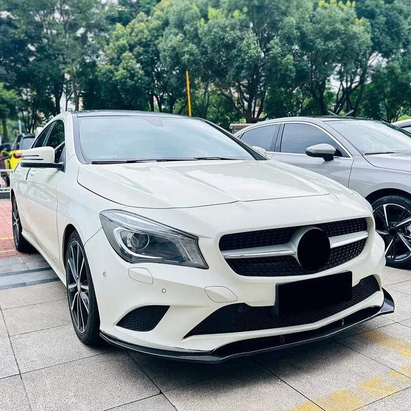 For Mercedes Benz CLA Class C117 CLA 200 220 180 2013-2015 Front Bumper Lip Splitter Spoiler Diffuser BodyKit Accessories Tuning