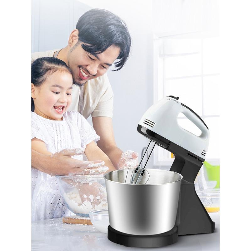 Household Stand Food Mixers Kitchen Electric Food Blender Desktop Egg Whisk Cream Dough Kneader Milk Frother Food Processor Batidoras Para Pasteles