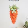 Cute Spring Carrot Door Hanging Handmade Front Door Hanging Garlands  Kids Gifts