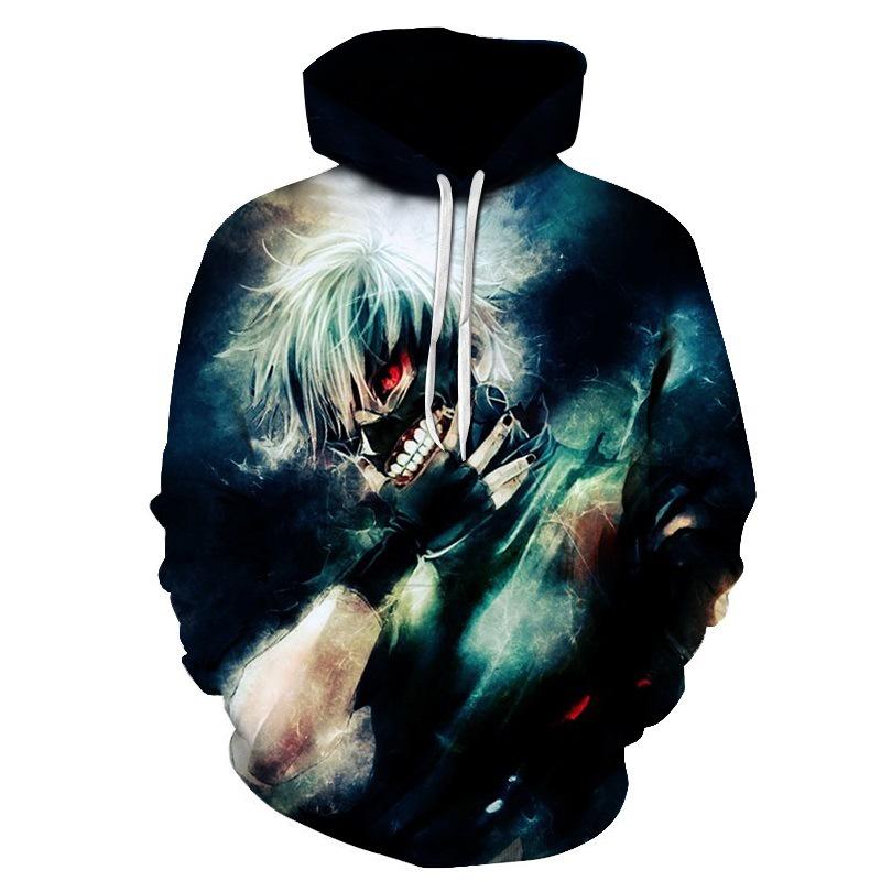 Brin Sweatshirt Unisex Tokyo Ghoul Cosplay Sweater Capuche Sweat Pullover Hoodie