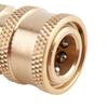 Copper 1/4 High Pressure Washer Quick Coupling Water Gun Hydraulic Coupler