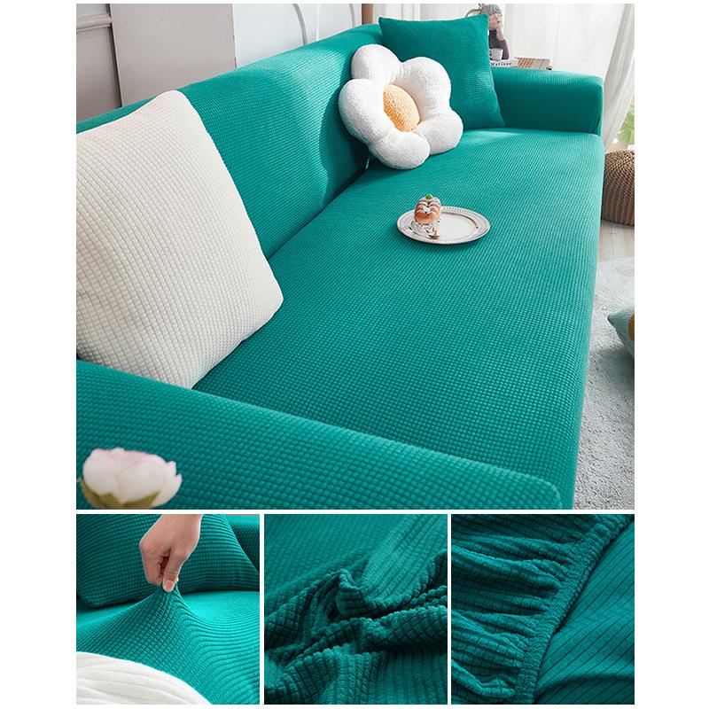 Эластичный жаккардовый чехол для дивана, эластичный чехол для дивана, секционный L-образный чехол для дивана, угловой чехол для гостиной, 1/2/3/4 сиденья