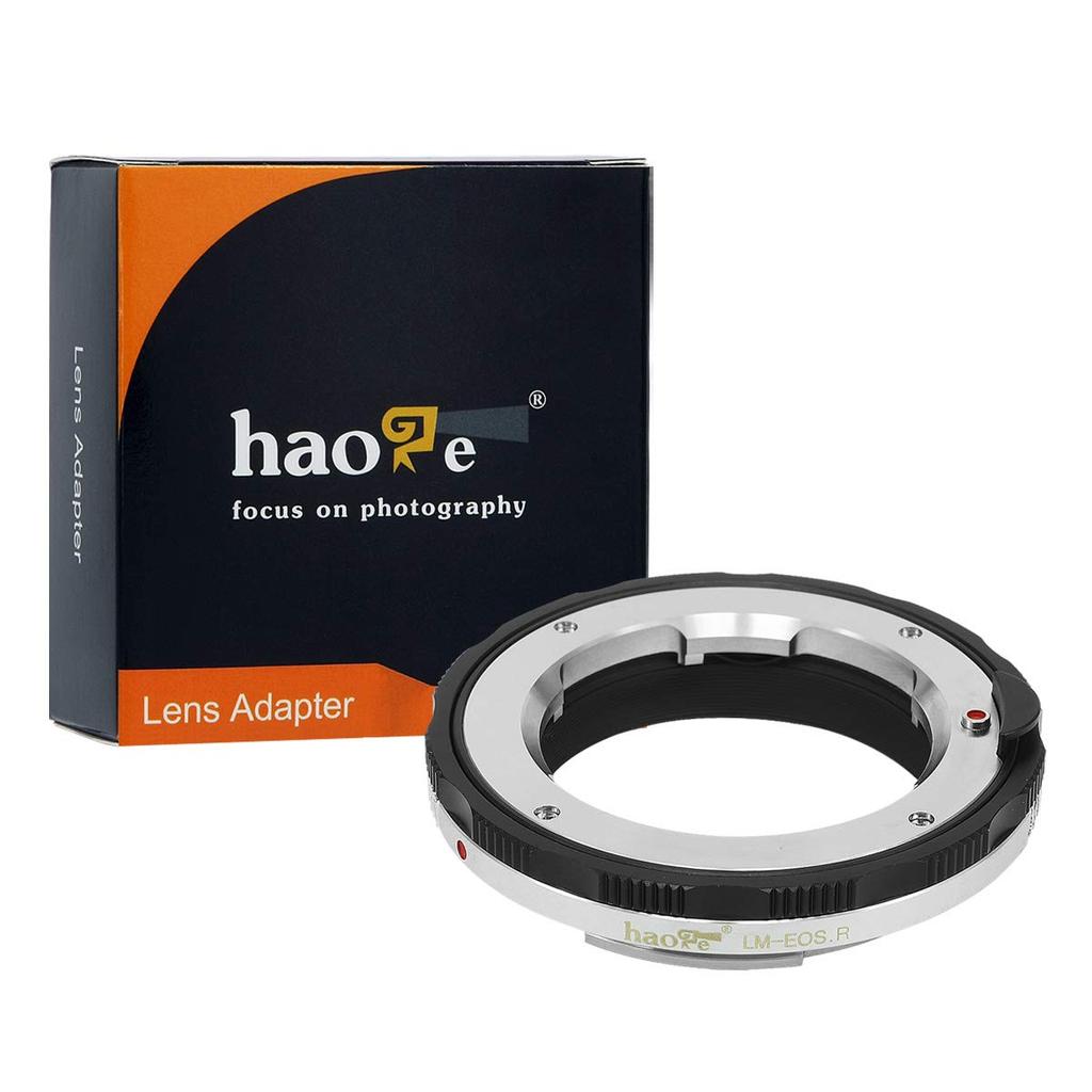 Haoge Manual Macro Close Focus Lens Mount Adapter for Leica M LM Zeiss ZM Voigtlander VM Lens To Canon RF Mount for Canon EOS R Cameras,