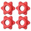 4Pcs Dumbbell Rod Nut Non-Slip Hex Nut Spinlock Collars Barbell Bar Hexagon Nuts