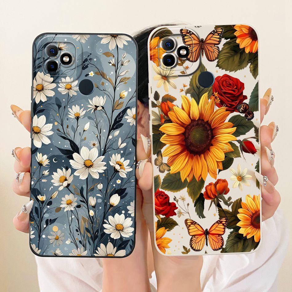 For Itel Vision 1 / P36 / Vision 1 Plus / Itel P36 Play L6005 Fashion Dusk Beach Painting Phone Case Soft Silicone Cover Bumpers