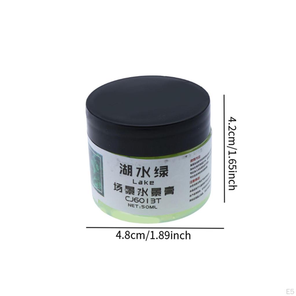 Моделирующая паста для диорам DIY Пейзаж Декорации Портативный Прочный Поделки Легкий Симуляция Воды