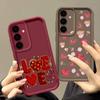 Чехол с принтом 'Pin Love Queen' для Samsung A57 A37 A27 A17 S26 Ultra S25 FE A56 A36 A26 A16 A55 A35 A25 A15 A54 5G S21 S22 S23 S24 Plus Ударопрочный чехол