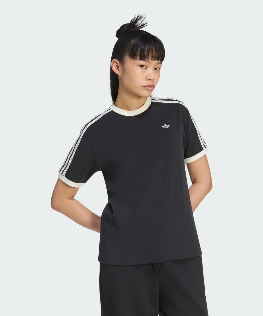 ADIDAS Summer Glow Advanced 3-Stripe Tee - Black / Ky8127
