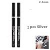 3/2/1pcs  Mirror Marker Pen 2mm DIY Reflective Paint Pens Mirror Markers Chrome Gold SILVER Marker Car Styling Art Craftwor