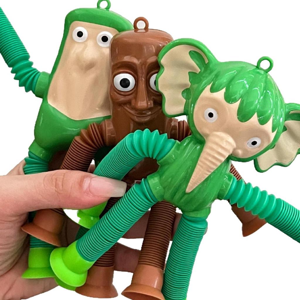 Итальянские Поп-трубки для снятия стресса Fidget Toys Tung Tung Sahur Растягивающаяся трубка Сенсорные игрушки для снятия стресса для детей Взрослый Подарок