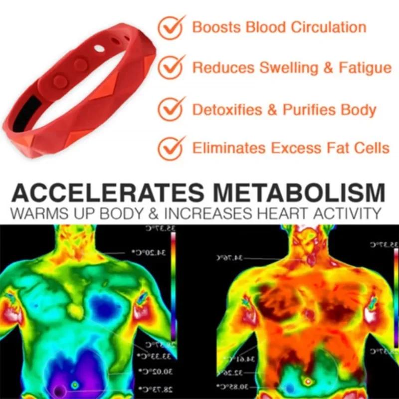 Xiaomi Neutral Sugar Adjuster Bracelet, 6-hole Adjustable Sports Bracelet Pain Relieving Silicone Bracelet, Negative Ion Men's Gift