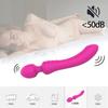 Magic AV Wand Dildo G Spot Vibrator for Women Vagina Massager Clitoris Stimulator Female Masturbator Soft Silicone Adults Sex Toy for Couple