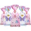 25pcs Large Capacity Butterfly Candy Bags Baby Shower Party Decor Gift Packing Bags