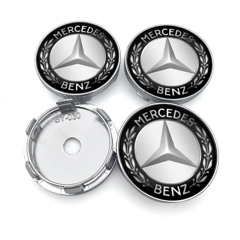 For Mercedes Benz AMG GLE GLS GLC CLA GLB ML C500 C200 C300 W204 W206 W205 W212 W203 Car Wheel Center Hub Cap Car Rims Dust-proof Cover Hubcapss