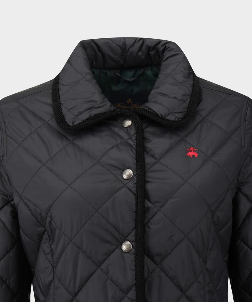 Brooks Brothers [Women'S] Quilted Jacket (Black) (Bbopwbf401)