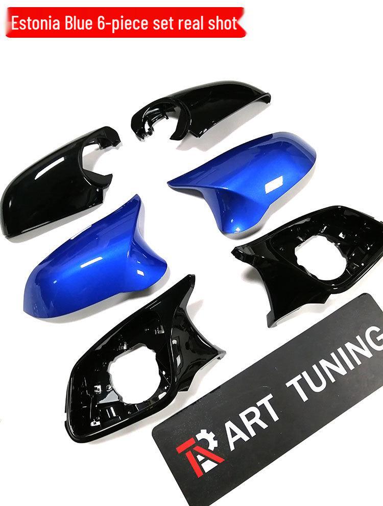 Carbon Fiber M3-Style Mirror Covers for BMW Series 1, 2, 3GT, X1 E84 - 6-Piece Set