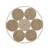 Wall Decoration - RATTAN - Round Design Circles - Natural Color - 45cm - Hanging Wall Light