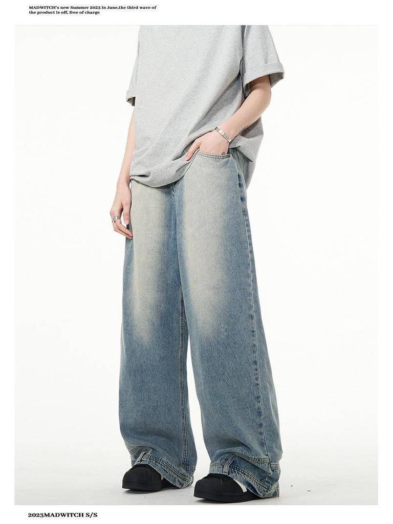 Женские перевернутые широкие джинсы с высокой талией: Весенняя модная тенденция