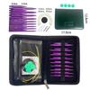 Smooth Ring Needle Set Removable Circular Knitting Needles Crochet Needle Case Weave Tool