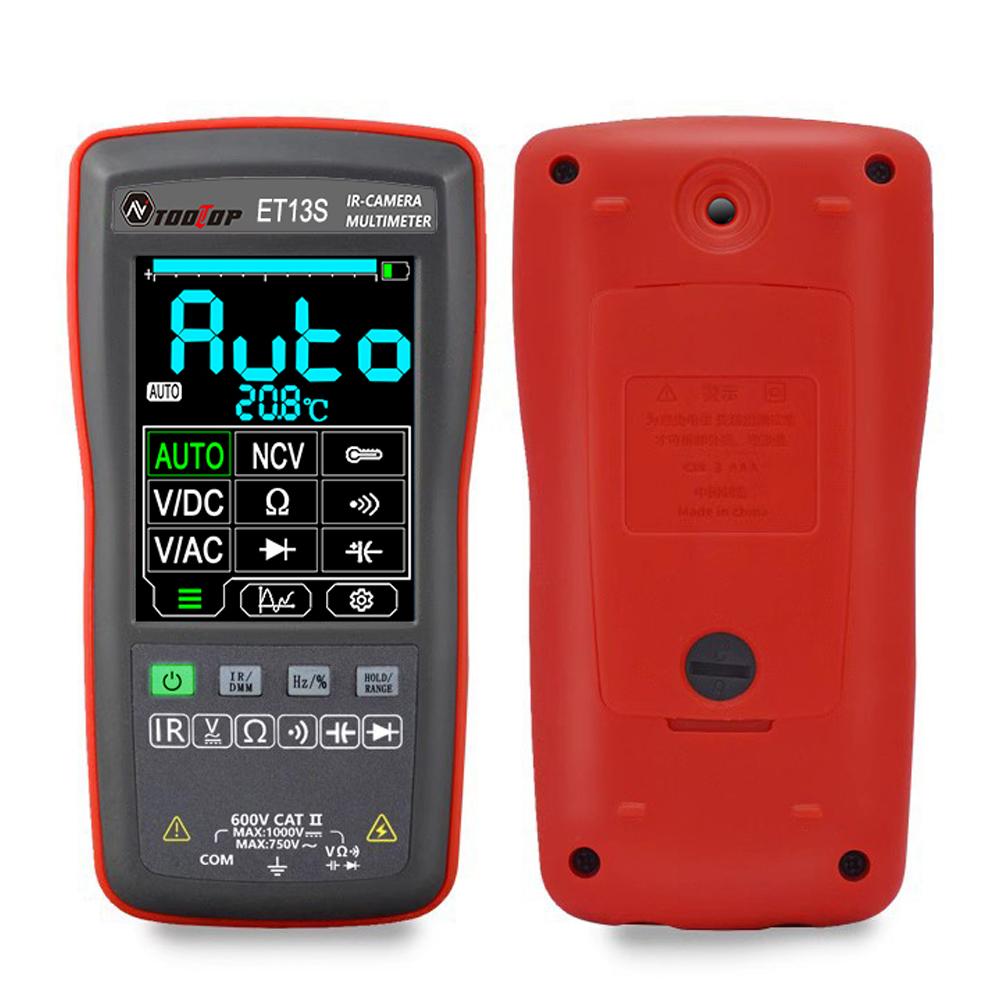 ET13S 2in1 Тепловизор Мультиметр 192*192 Разрешение ИК 10000 отсчетов Мультиметр 2,8 дюйма