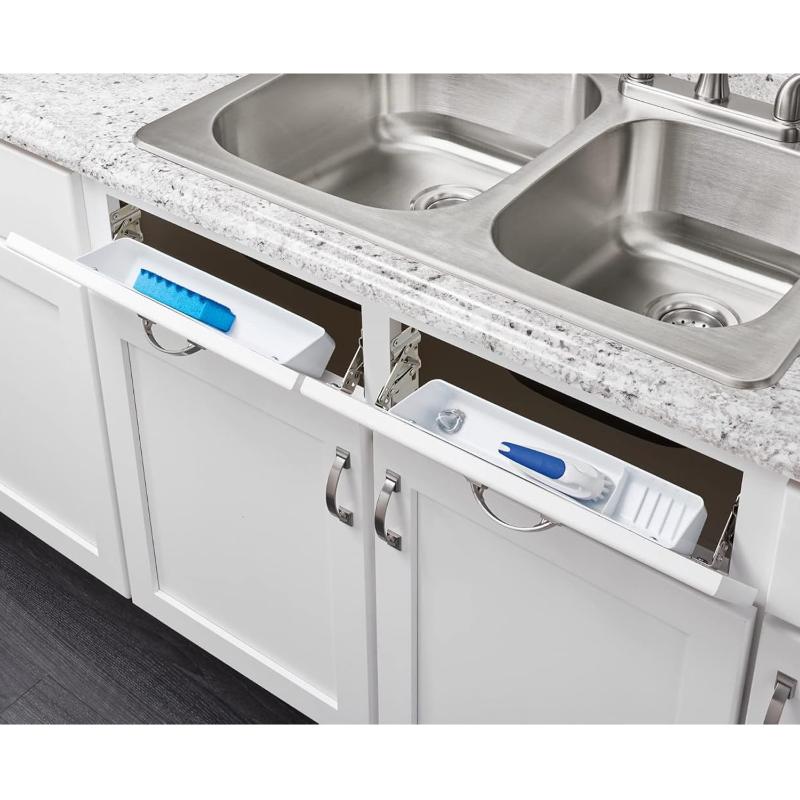 2 шт. выдвижных лотков для кухонных шкафов, самозакрывающиеся петли с поворотом на 45 градусов, для раковины, выдвижных ящиков, ванной комнаты, шкафчиков для обуви.