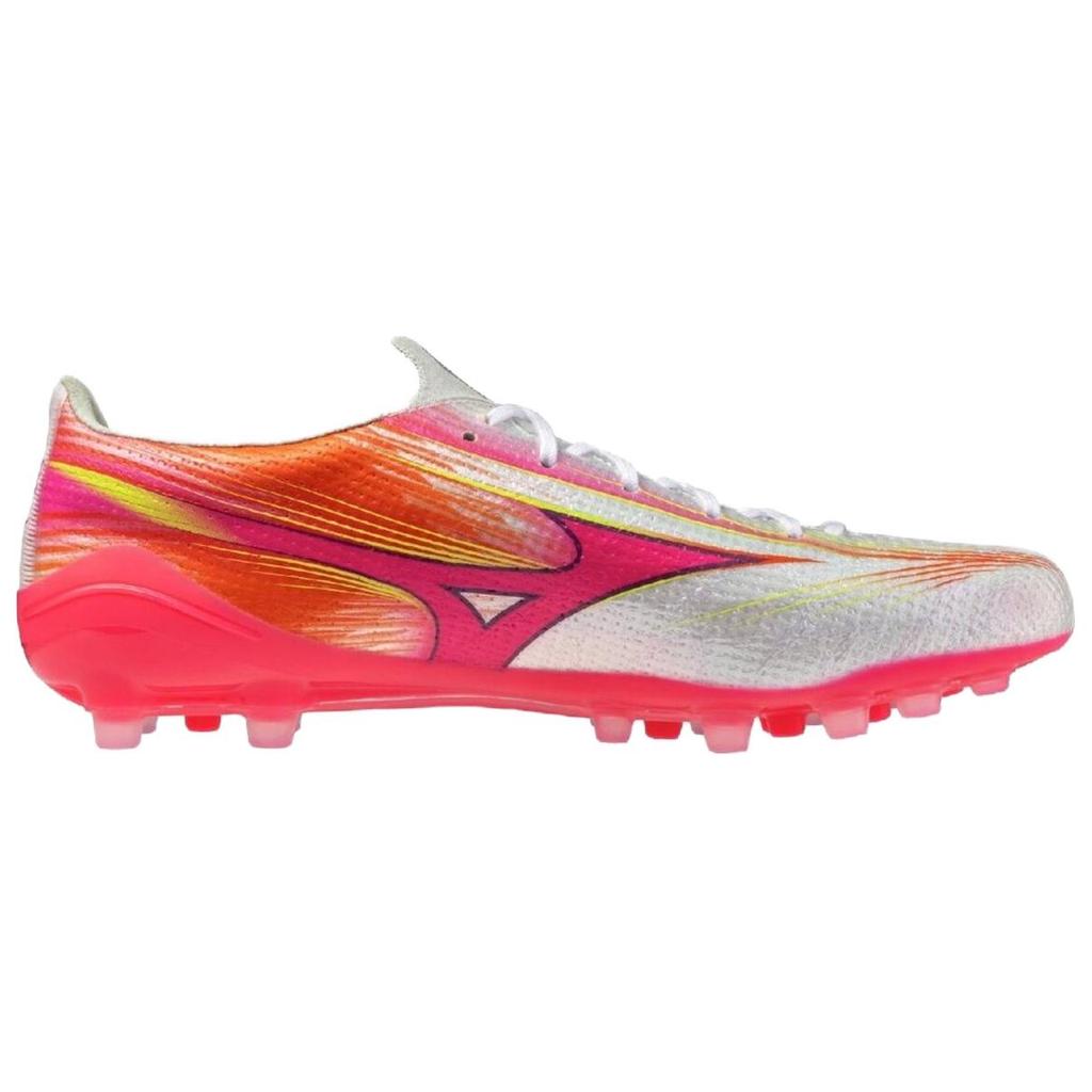 Mizuno Alpha III Elite Удобный Универсальный AG (Резиновые короткие шипы) Футбольные бутсы из синтетической кожи Унисекс футбольные бутсы Красный P1GA266364
