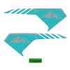 POSFIRA Motorcycle Front Fender Stickers Vinyl Decal for Honda Africa Twin CRF 1100/Adventure Sports 2024 2020-2025 Accessories