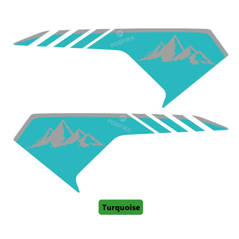 POSFIRA Motorcycle Front Fender Stickers Vinyl Decal for Honda Africa Twin CRF 1100/Adventure Sports 2024 2020-2025 Accessories