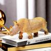 Современная фигурка носорога из смолы, декор для офисного стола, гостиной, прихожей, полки, подарок