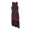 French Elegant Sleeveless Knit Dress - Slim Fit Tassel Hip-Hugging Retro Style for Women, S Family, Spring/Summer Collection.