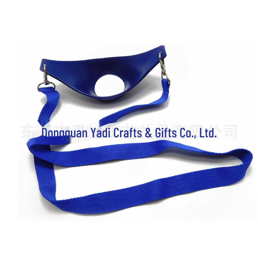 Черный ПВХ-чехол для бокала и шнурок для бокала с индивидуальным логотипом