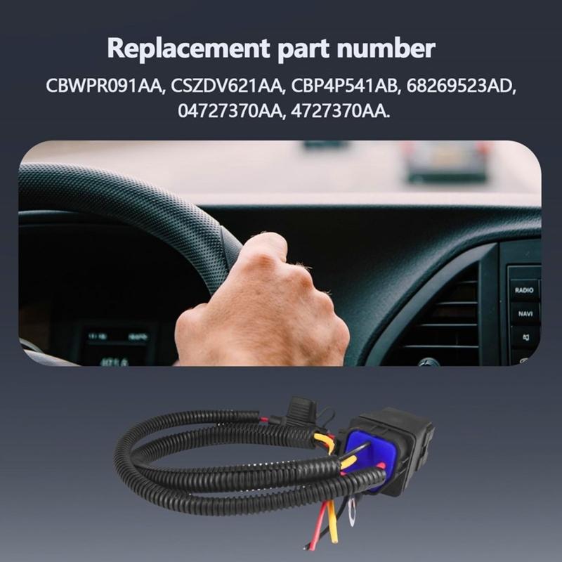 Upgraded Wiring Harness set 68269523AD Replacement & Wiring Harness Brass for Fuel Pump for Ram1500