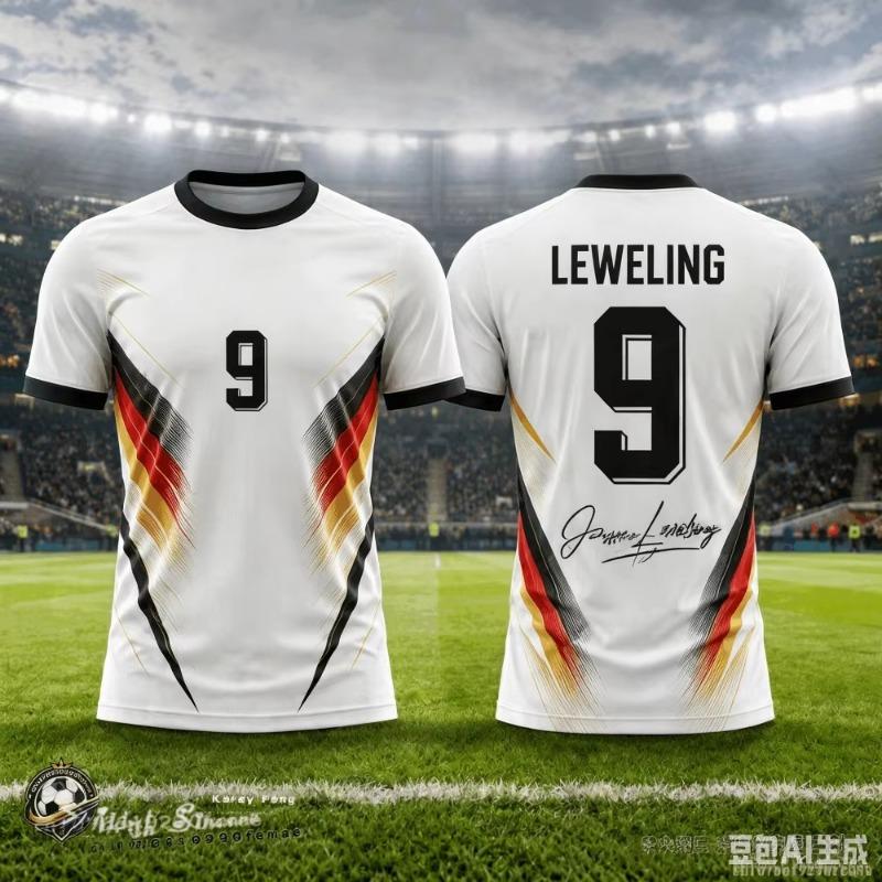 Summer New Germany Soccer T-shirt Soccer 3D Print Football Jersey Men's Casual Tee Shirt Breathable Men Women Short Sleeves Top